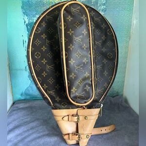 Louis Vuitton Rare Monogram Tennis Racquet Cover Bag